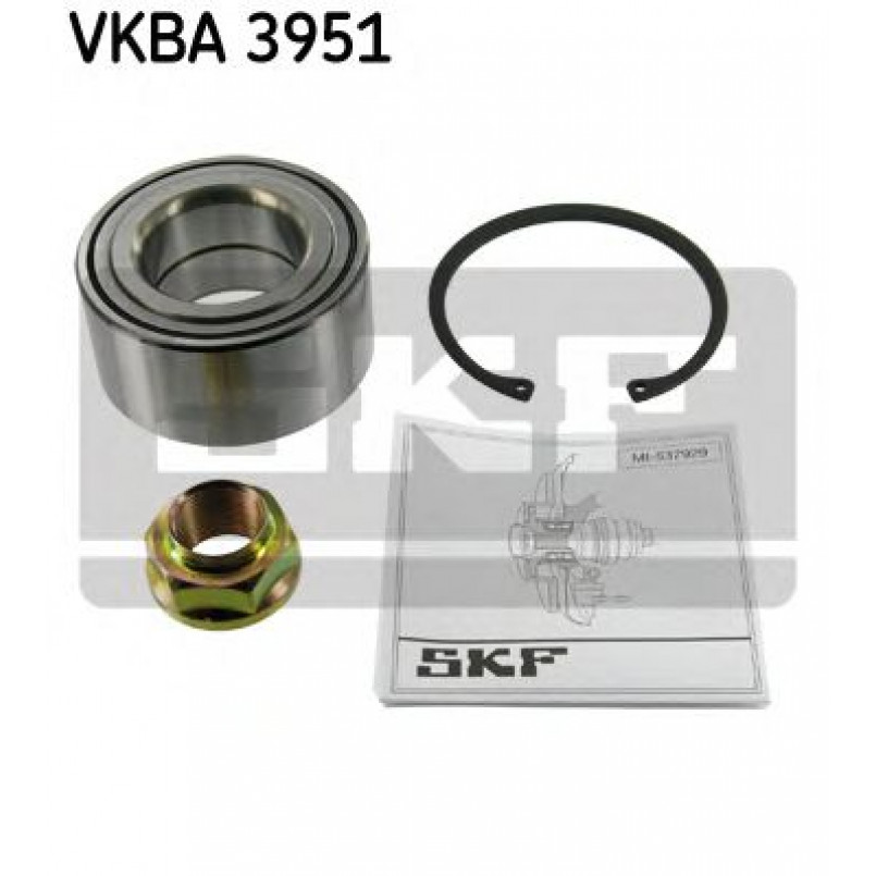 VKBA 3951 SKF Підшипник кульковий d>30